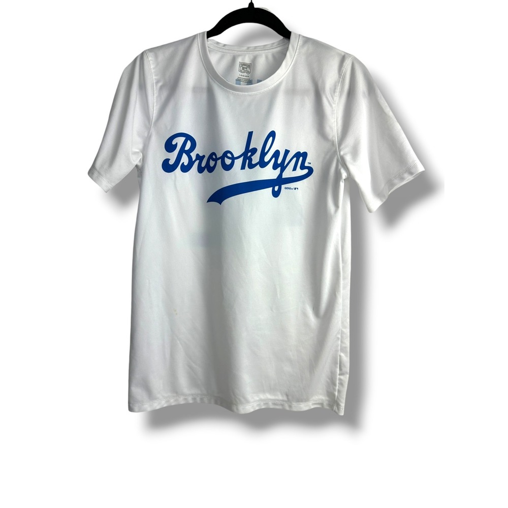 Cooperstown Collection T-Shirt Kids L 14/16 White Brooklyn Robinson 42 Graphic